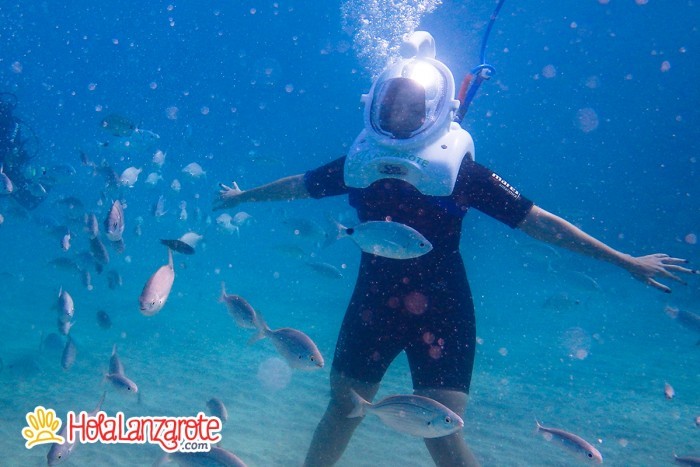 Sea Trek en Lanzarote con Native Diving