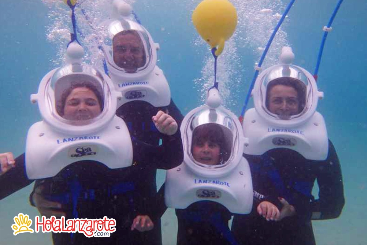 Sea Trek en Lanzarote con Native Diving